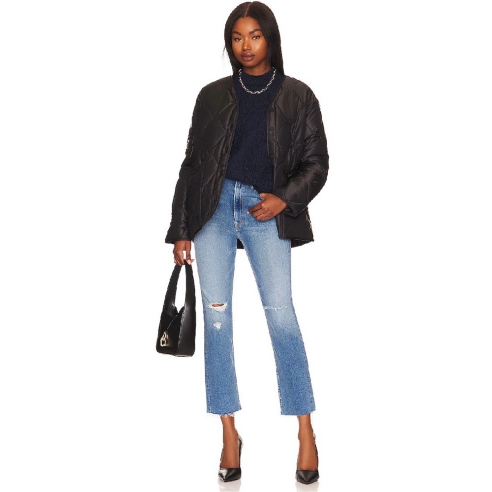 Mother Denim High Waisted Ankle Step Fray Size 25